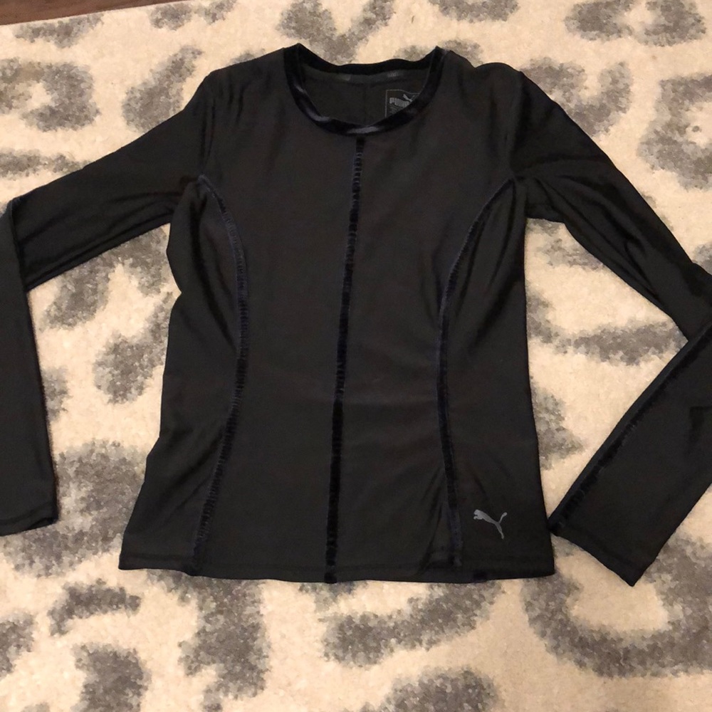 Womans Black Puma Top